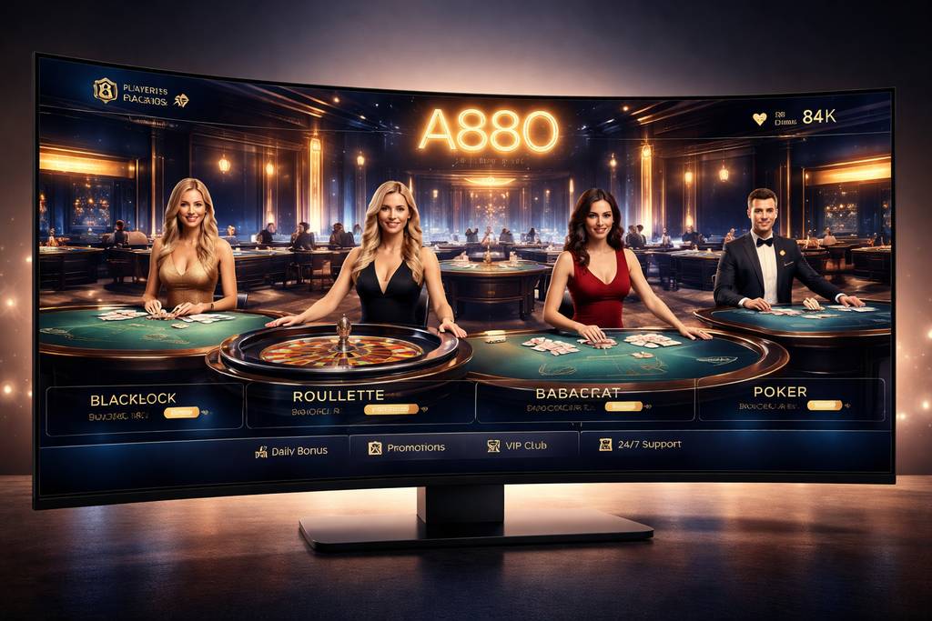A880 Casino | Live Tables, Roulette & Card Play